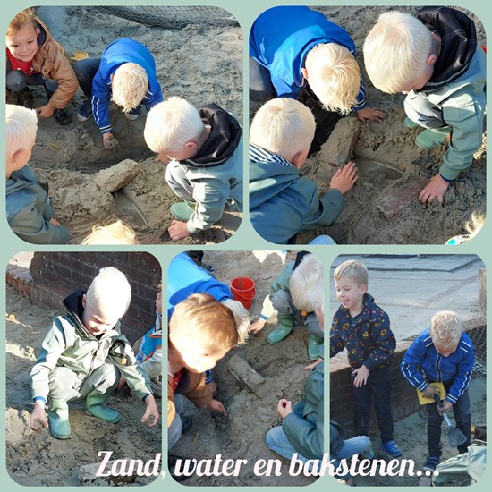 Groep 1/2 buitenspelen
